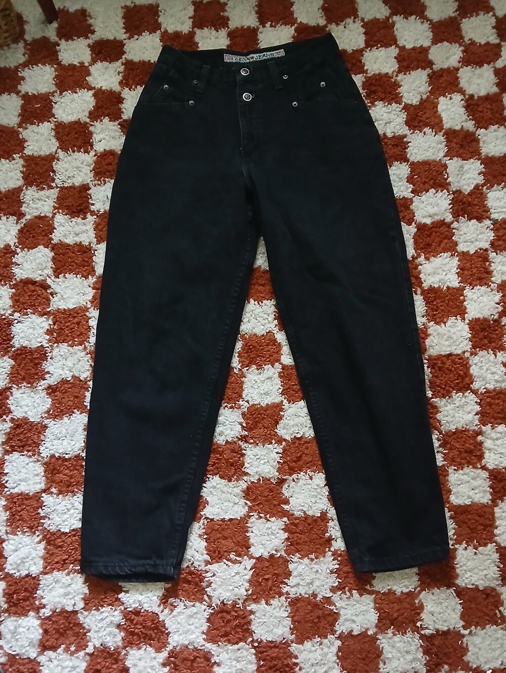 Vintage Zena High Rise Black Mom Jeans
